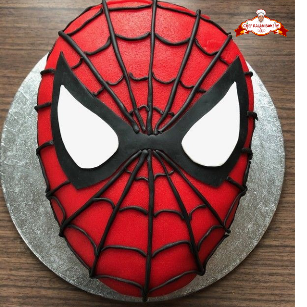 20+Spiderman Birthday Cake Ideas : Spiderman Theme Red Cake-sonthuy.vn