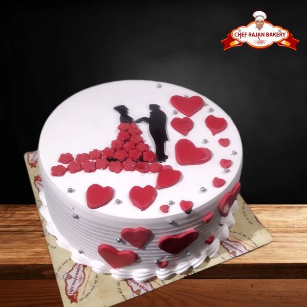 Send happy anniversary chocolate chocochip photo cake online by GiftJaipur  in Rajasthan