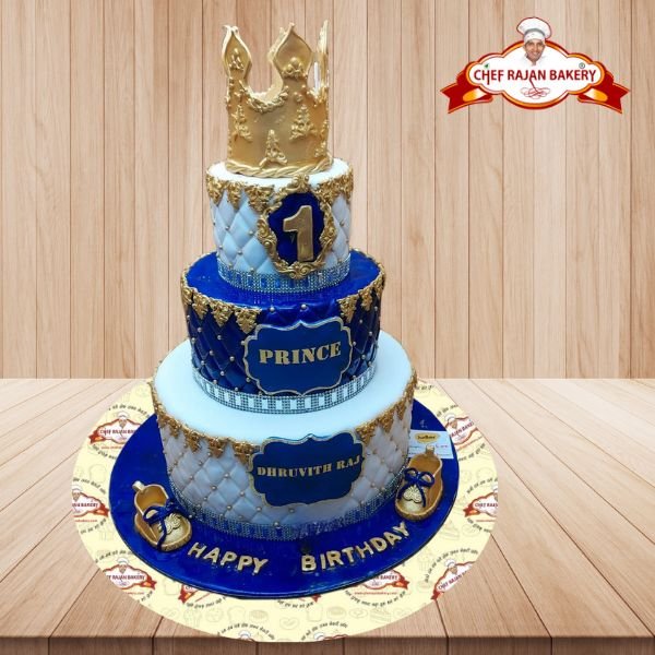 Little Prince Topper Ombre Cake (Design 3) - Ombre Blue – BakeAvenue