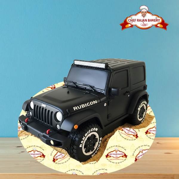 Black Thar Rubicon Theme Cake  5 kg