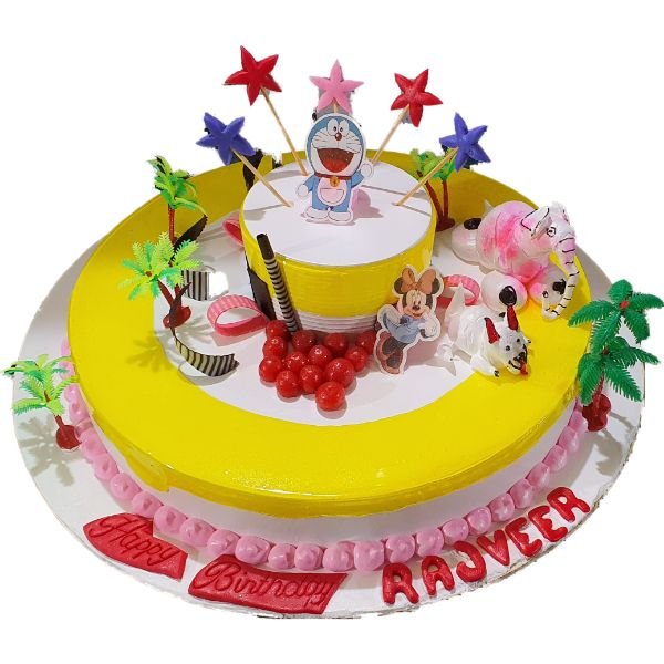 Kids Cartoon Cake Pineapple Kg Kids Cartoon Cake Pineapple Kg