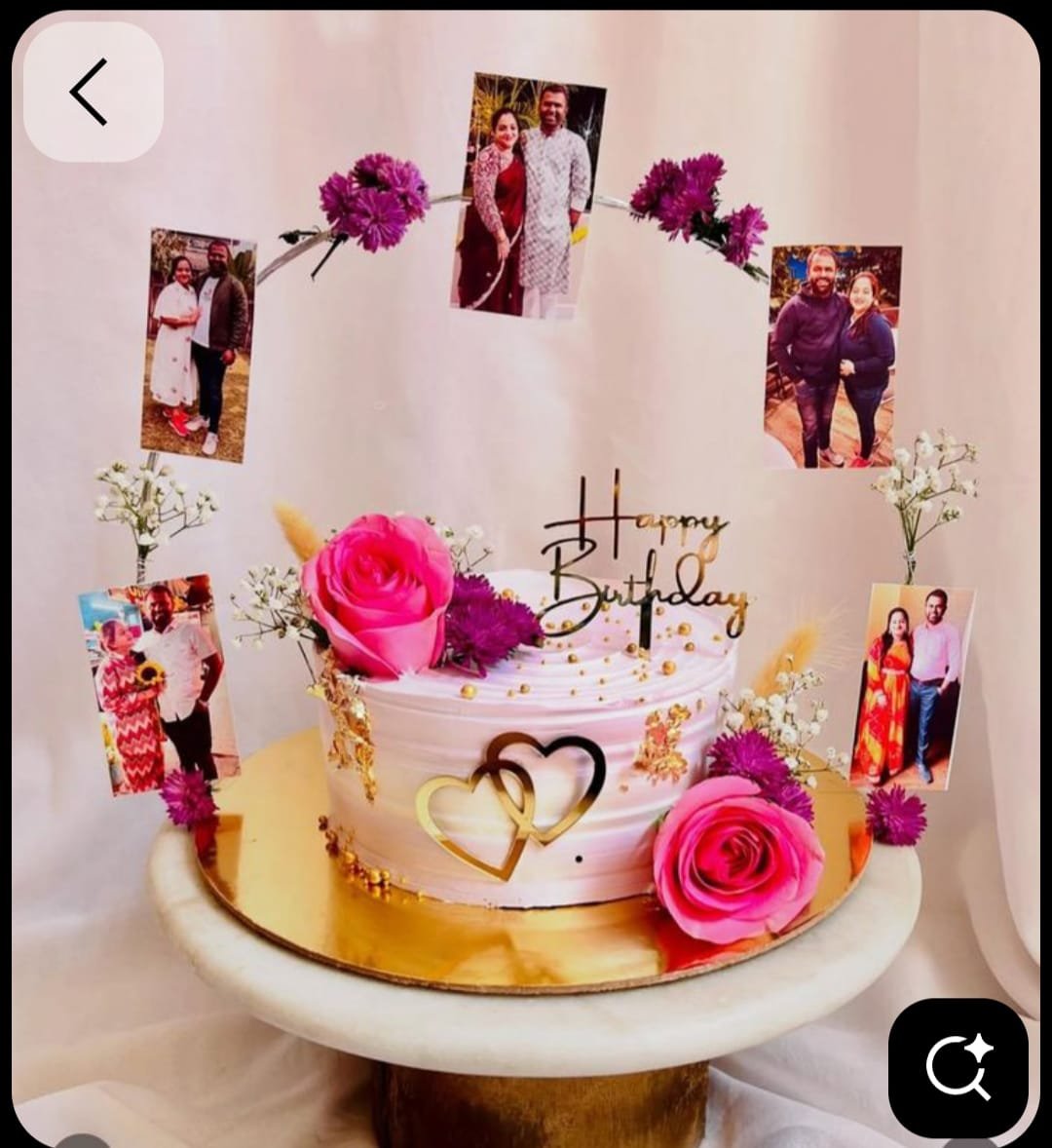 Eternal Love Custom Photo Arch Cake 1 kg 